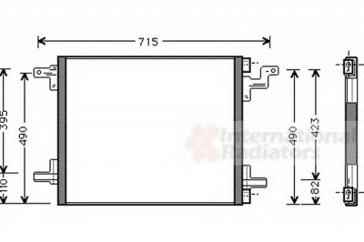 VAN WEZEL 30005270 -  Конденсатор, кондиционер